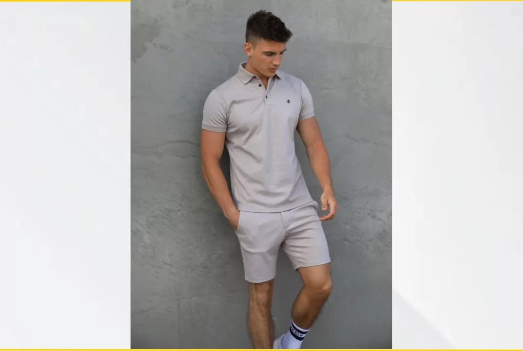 Polo T-Shirt with Slim-Fit Shorts